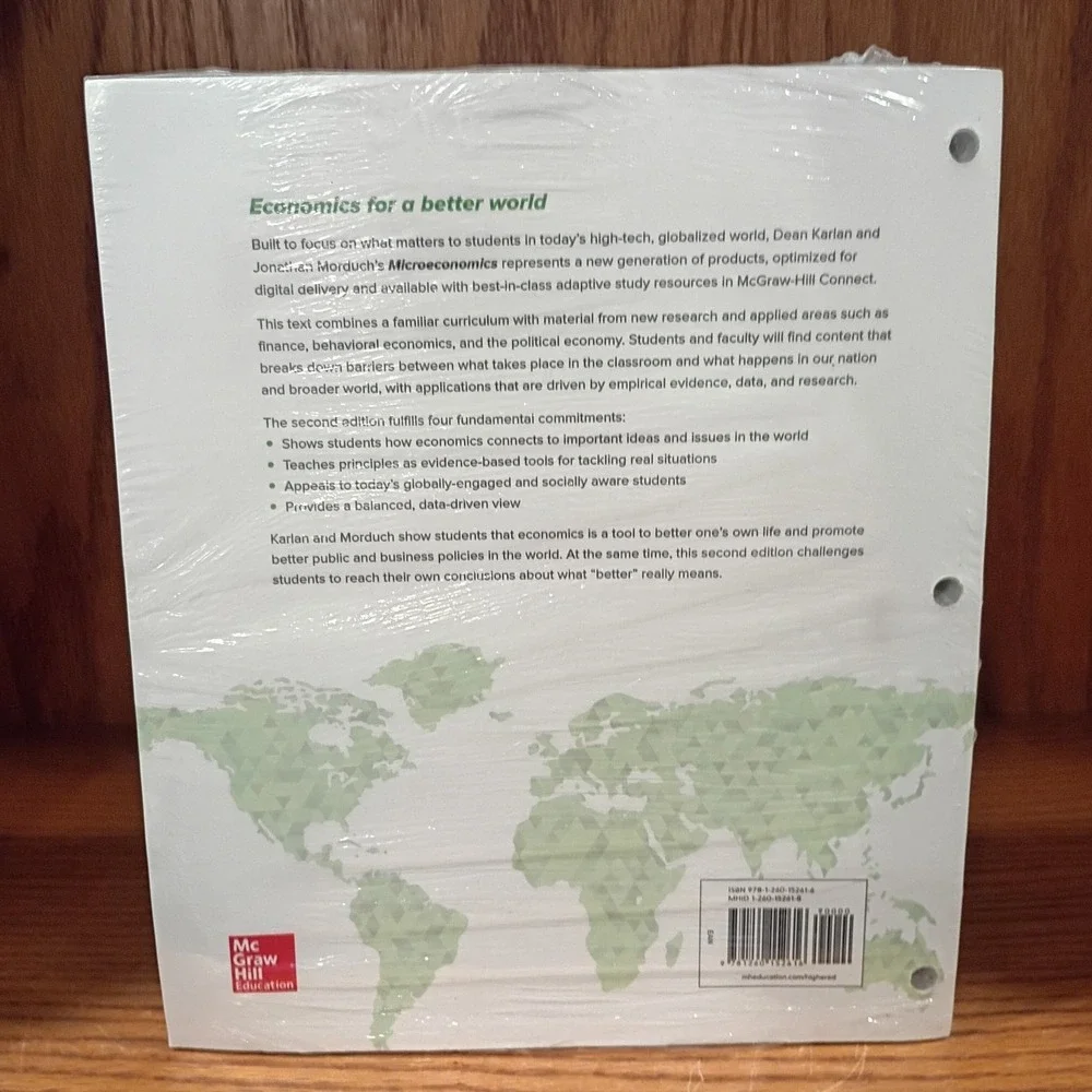 Karlan/Morduch Microeconomics 2nd Edition (3 Ring- Shrink Wrapped)